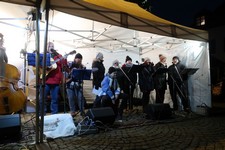 Zpívání MS bandu se sborem u stromečku 2017