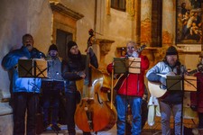Vánoční zpívání MS Bandu se sborem na Staré Vodě 2018