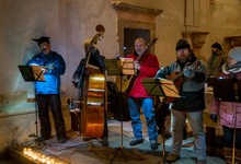Vánoční zpívání MS Bandu se sborem na Staré Vodě 2018